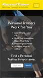 Mobile Screenshot of ipersonaltrainer.net