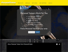 Tablet Screenshot of ipersonaltrainer.net